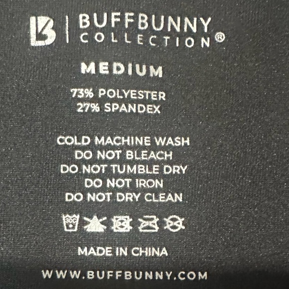 BuffBunny Midnight Black Leggings - Picture 5 of 5